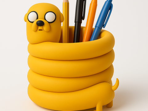 3D Printing Twist Jake the Penholder toy 3D 模型