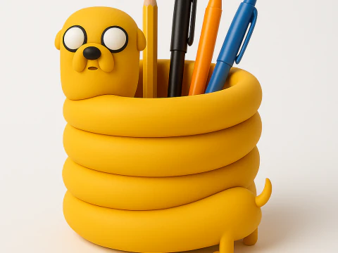 3D Printing Twist Jake the Penholder toy 3D Model
