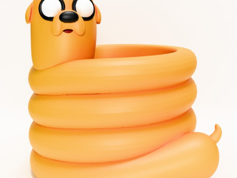3D Printing Twist Jake the Penholder toy Modelo 3D
