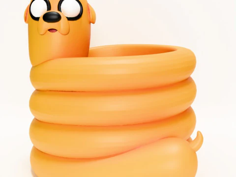 3D Printing Twist Jake the Penholder toy 3D Model