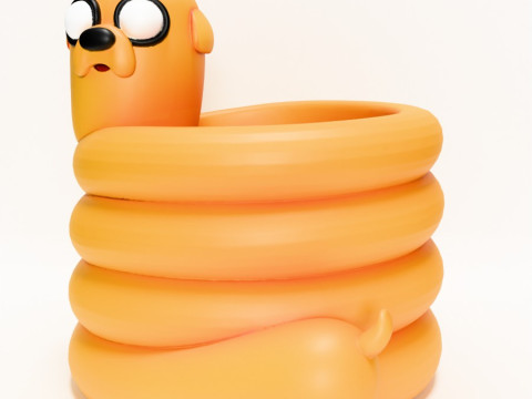 3D Printing Twist Jake the Penholder toy Modelo 3D