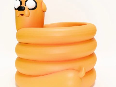 3D Printing Twist Jake the Penholder toy 3D Model