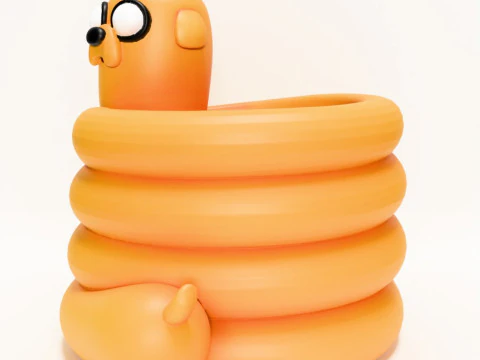 3D Printing Twist Jake the Penholder toy 3D Model