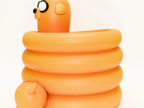 3D Printing Twist Jake the Penholder toy 3D Model