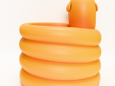 3D Printing Twist Jake the Penholder toy Modelo 3D