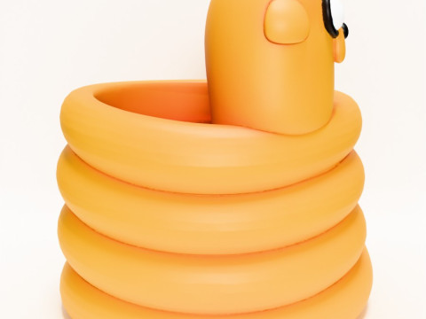 3D Printing Twist Jake the Penholder toy Modelo 3D