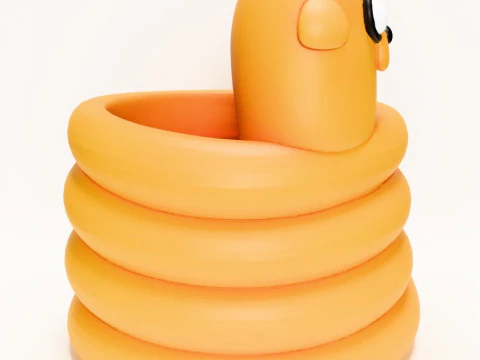 3D Printing Twist Jake the Penholder toy 3D Model