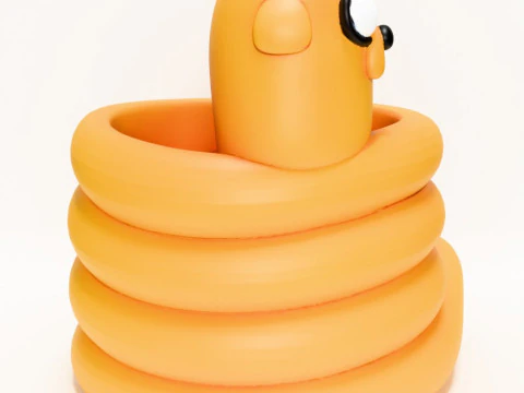 3D Printing Twist Jake the Penholder toy 3D Model