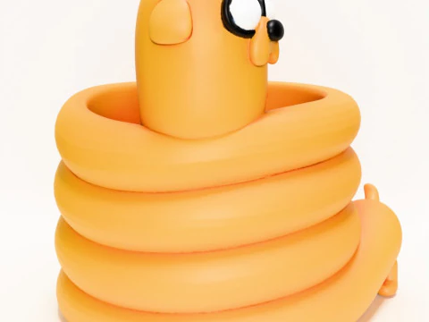 3D Printing Twist Jake the Penholder toy 3D Model
