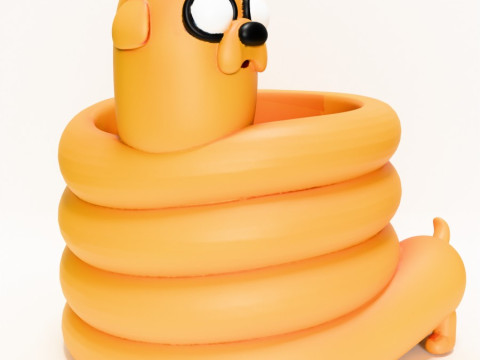 3D Printing Twist Jake the Penholder toy Modelo 3D