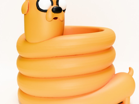 3D Printing Twist Jake the Penholder toy Modelo 3D