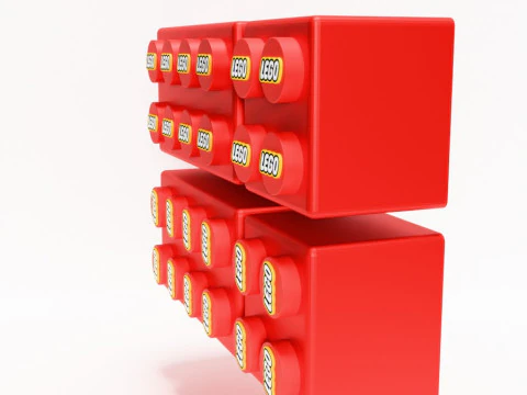 3D Printing LEGO shelf toy 3D Model