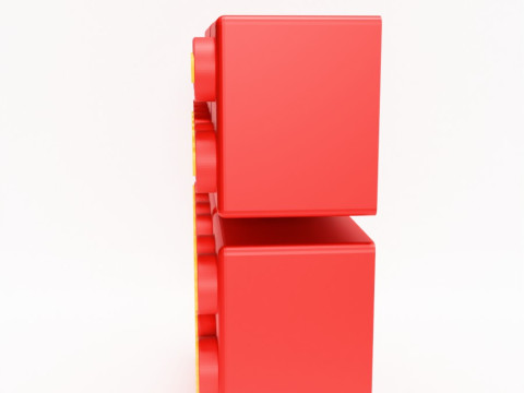 3D Printing LEGO shelf toy 3D Model