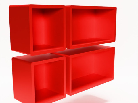 3D Printing LEGO shelf toy 3D Model