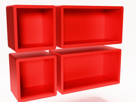 3D Printing LEGO shelf toy 3D Model