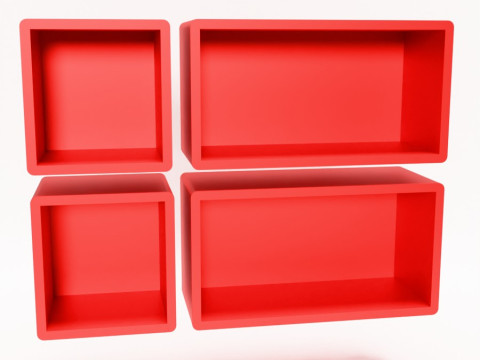 3D Printing LEGO shelf toy 3D Model