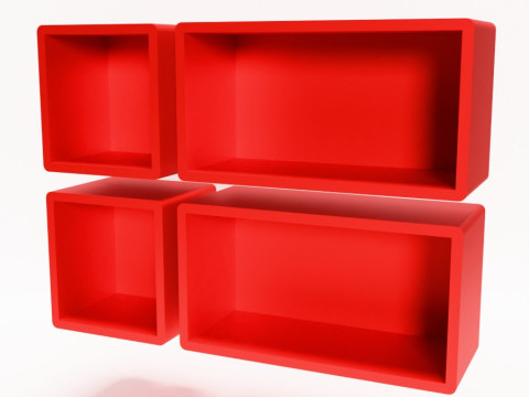 3D Printing LEGO shelf toy 3D Model