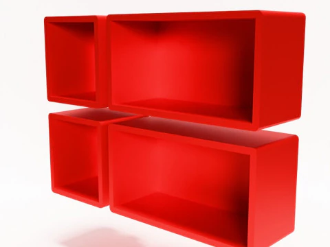 3D Printing LEGO shelf toy 3D Model