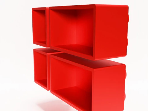 3D Printing LEGO shelf toy 3D Model