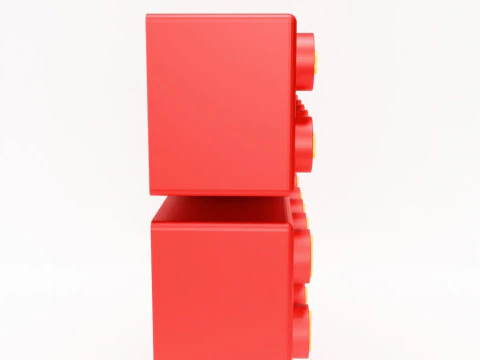 3D Printing LEGO shelf toy 3D Model