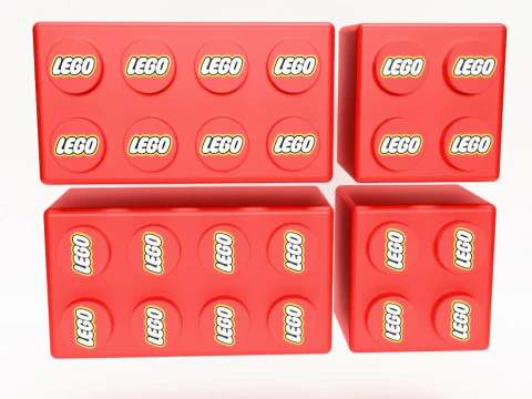 3D Printing LEGO shelf toy 3D Model