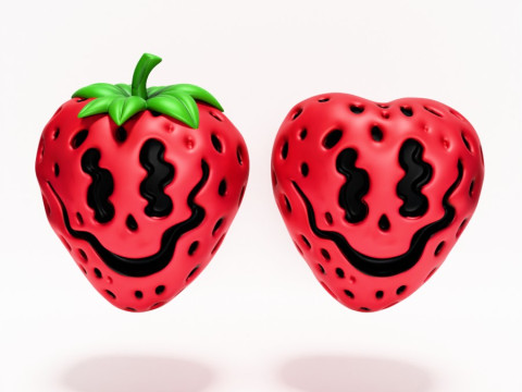 3D Printing Strawberry Maw toy 3D 模型