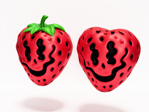 3D Printing Strawberry Maw toy 3D 模型