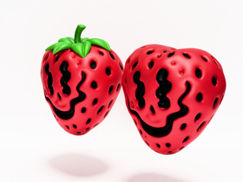 3D Printing Strawberry Maw toy 3D 模型
