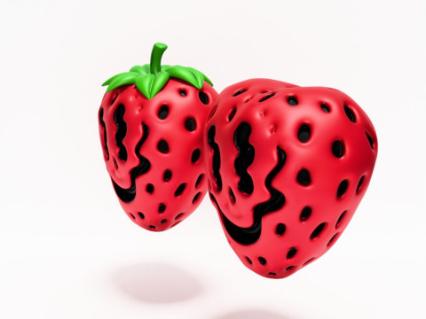 3D Printing Strawberry Maw toy 3D 模型