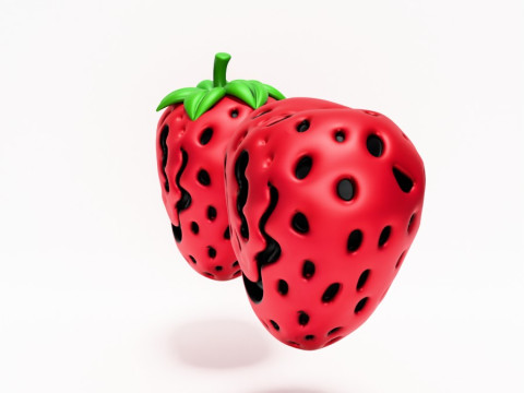 3D Printing Strawberry Maw toy 3D 模型