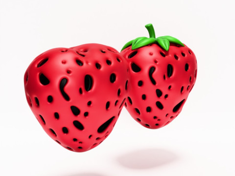 3D Printing Strawberry Maw toy 3D 模型