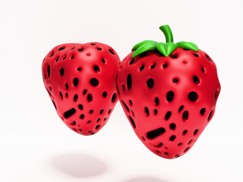 3D Printing Strawberry Maw toy 3D 模型