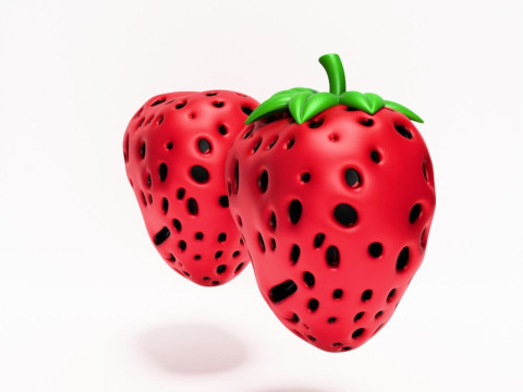 3D Printing Strawberry Maw toy 3D 模型