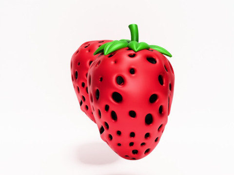 3D Printing Strawberry Maw toy 3D 模型