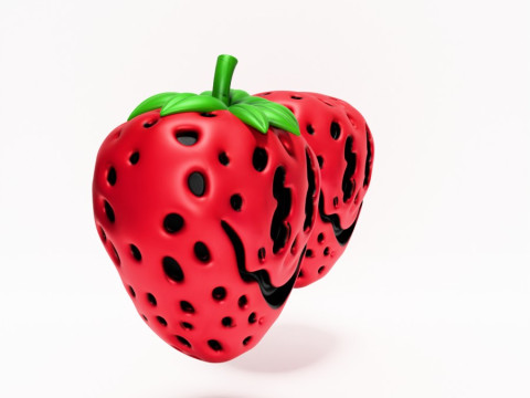3D Printing Strawberry Maw toy 3D 模型