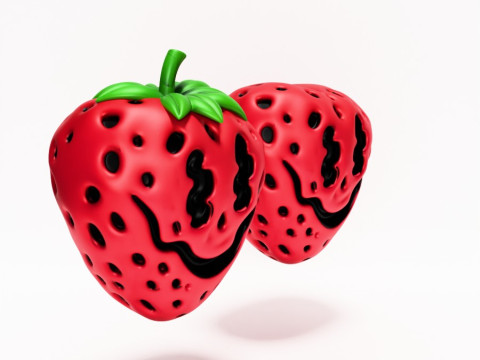 3D Printing Strawberry Maw toy 3D 模型