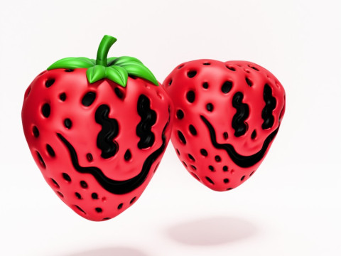 3D Printing Strawberry Maw toy 3D 模型