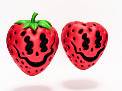 3D Printing Strawberry Maw toy 3D 模型