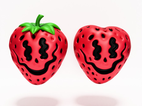 3D Printing Strawberry Maw toy 3D 模型
