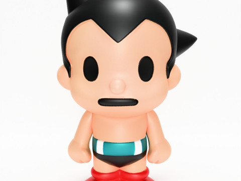 3D Printing Baby Milo Astro Boy toy Modelo 3D