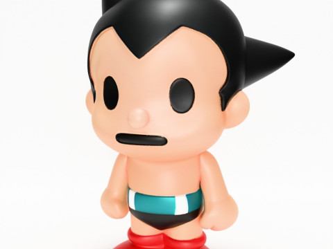 3D Printing Baby Milo Astro Boy toy Modelo 3D