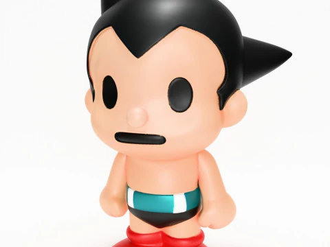 3D Printing Baby Milo Astro Boy toy 3D Model