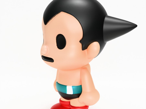 3D Printing Baby Milo Astro Boy toy Modelo 3D