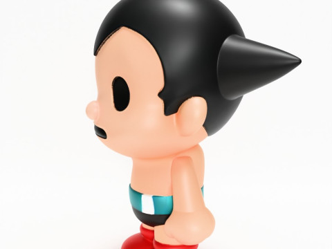 3D Printing Baby Milo Astro Boy toy Modelo 3D