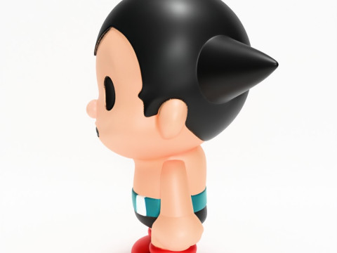 3D Printing Baby Milo Astro Boy toy Modelo 3D