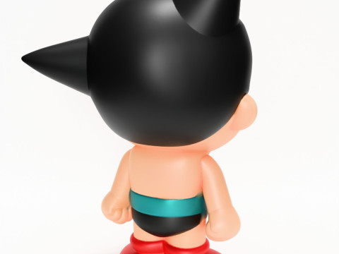 3D Printing Baby Milo Astro Boy toy Modelo 3D