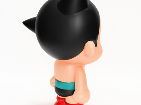 3D Printing Baby Milo Astro Boy toy Modelo 3D