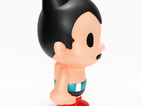 3D Printing Baby Milo Astro Boy toy Modelo 3D