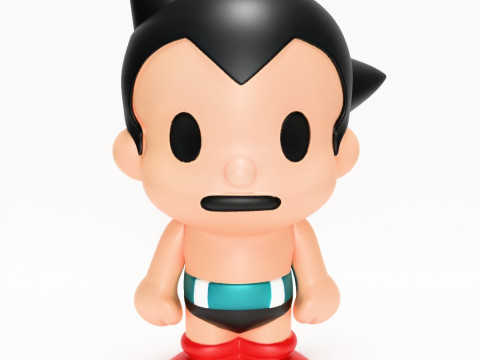 3D Printing Baby Milo Astro Boy toy Modelo 3D