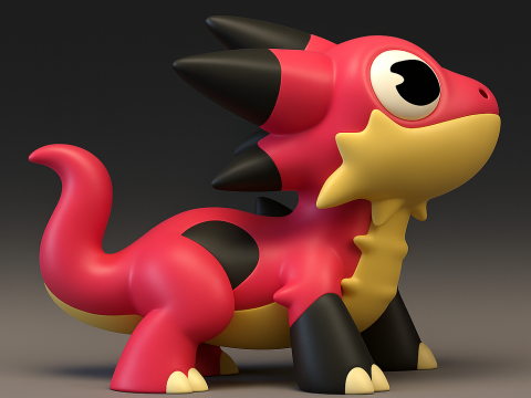 3D Printing Toy DragonBit toy 3D Модель